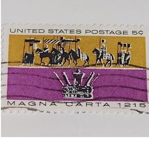 1965 Scott #1265 – 5¢ Magna Carta / 750th Anniversary – Canceled
